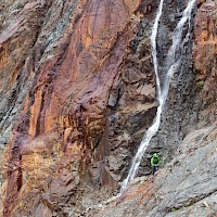 Surficial rock sampling at the Scottie Gold Mine - 2020