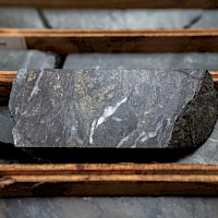 Visible gold from the Scottie Gold Mine 2020 drill program